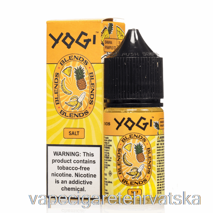 Vape Hrvatska Banana Ananas Led - Yogi Blends Soli - 30ml 35mg